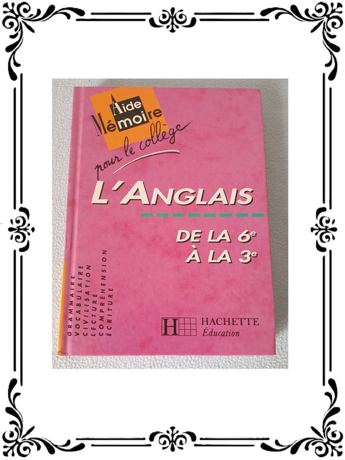 L'anglais de la 6ème à la 3ème.