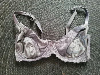 Soutien-gorge armatures gris satiné - 105D - Blancheporte