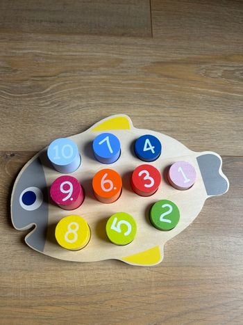 Jouet en bois chiffres