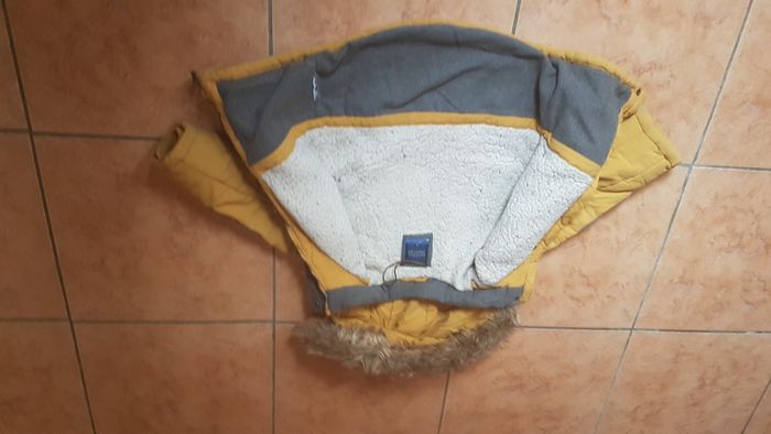 Blouson polaire à capuche garçon 5 ans moutarde Mayoral - photo numéro 4