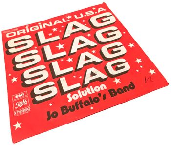 Vinyle 45 tours  Jo Buffalo' s Band  Slag Solution  (1972)  Pathé 2C00612368   