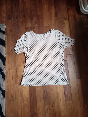 Tee-shirt femme à petit pois