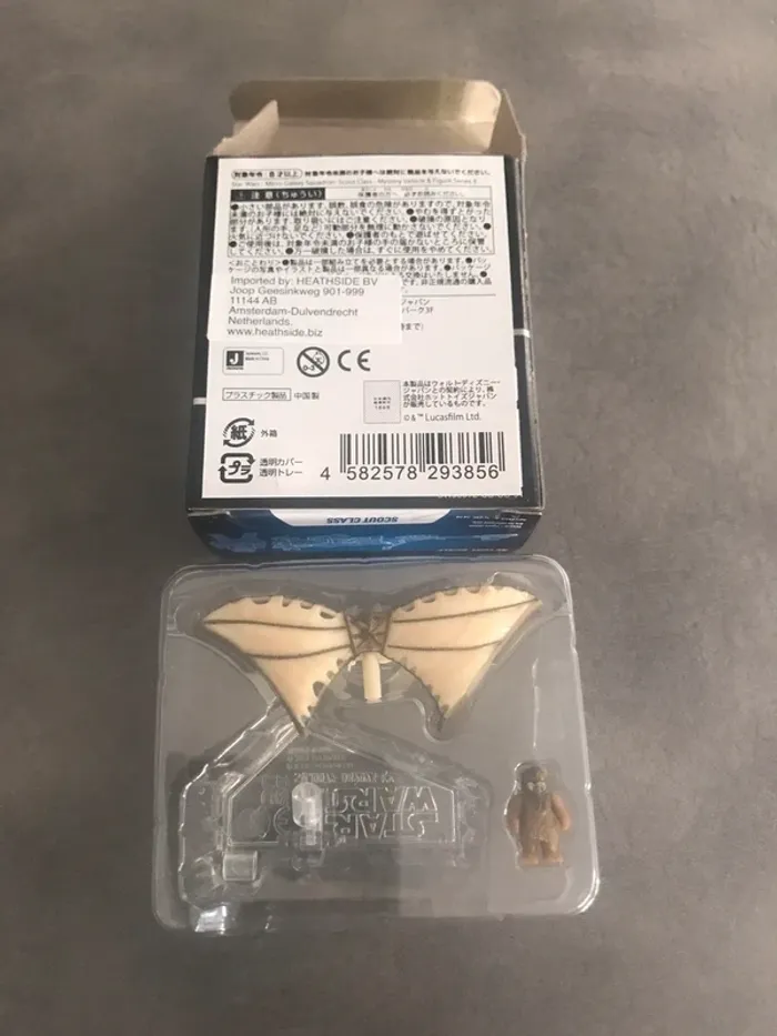 Figurine Star Wars Micro Galaxy Squadron Series 4 Scout Class Ewok Combat Glider - photo numéro 3
