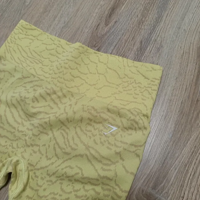 Legging gymshark femme L jaune - photo numéro 2