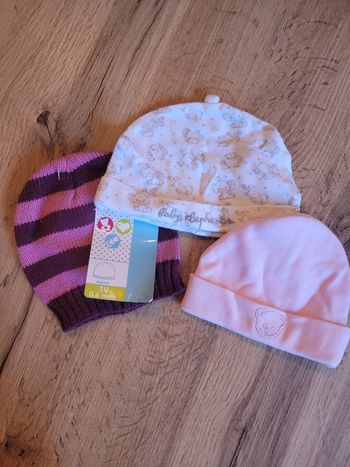 Lot de bonnet bébé