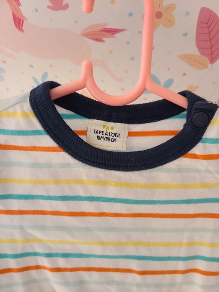 Tee shirt à rayures - photo numéro 2