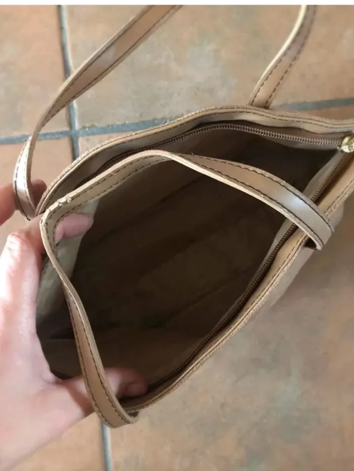 Sac à main en  peau de pêche neuf - photo numéro 3