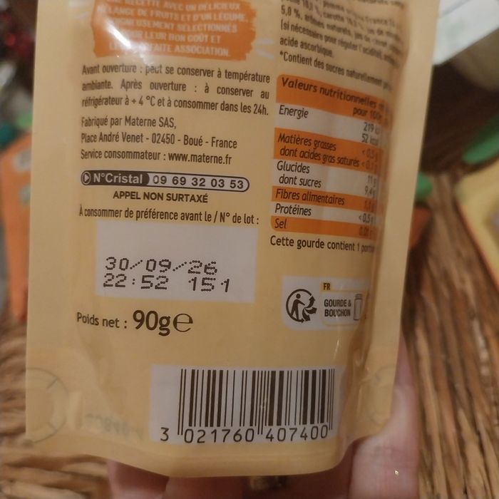 Lot de compotes st Mamet et pom potes - photo numéro 6