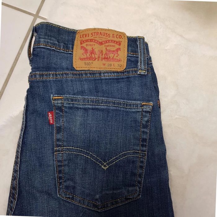 Jean Levi's 510 W28 L32 Bleu - photo numéro 5