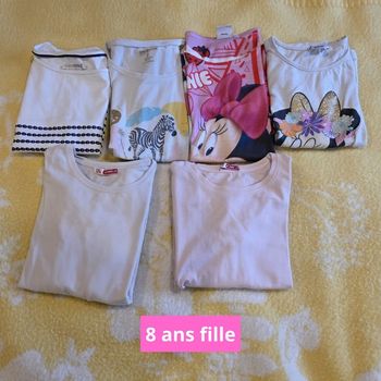 Lot haut fille 8ans