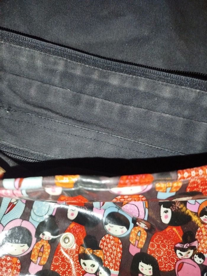 Sac imperméable poupées japonaises - photo numéro 3