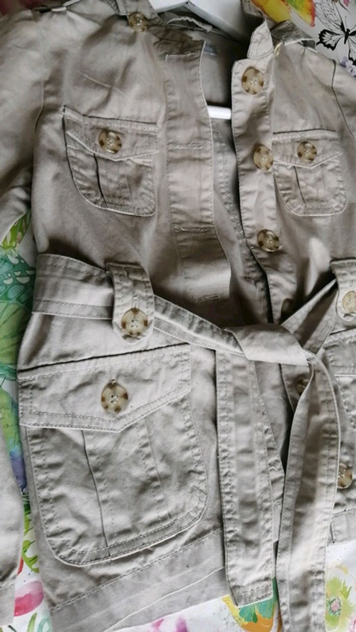 Veste/trench mi saison la redoute collection - photo numéro 2