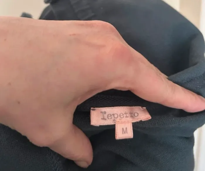 Repetto veste zippé, veste Sweat,  pull zippé bleu gris taille M/38 - photo numéro 8