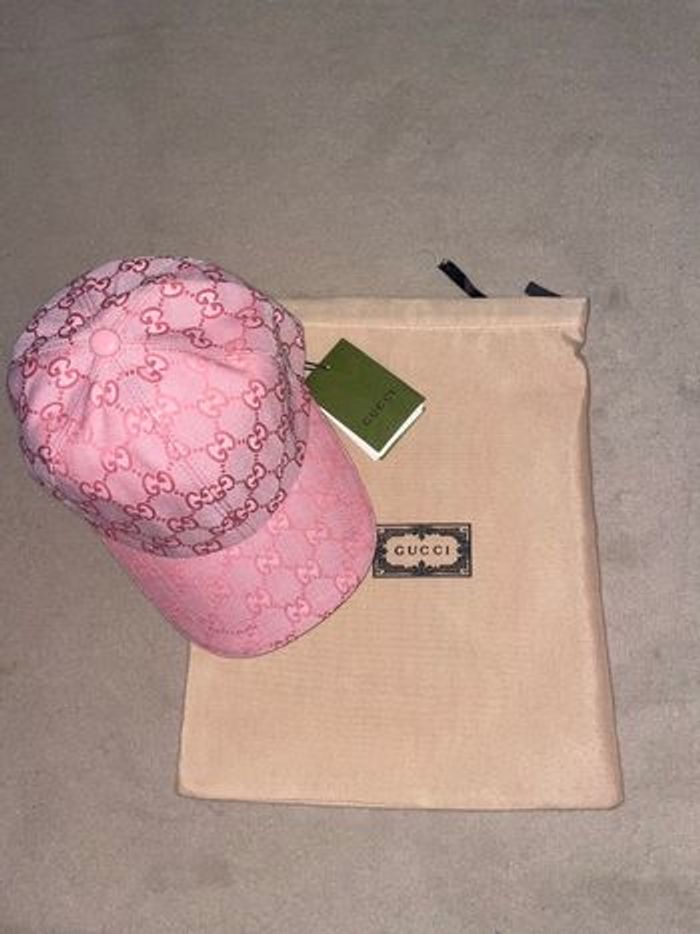 Casquette Gucci Dubai rose neuve - photo numéro 2