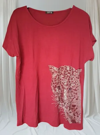 T-shirt imprimé femme taille L