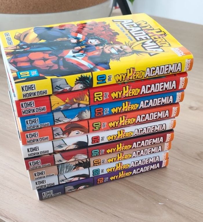 Lot Mangas My Hero Academia - Vol 1 à 9