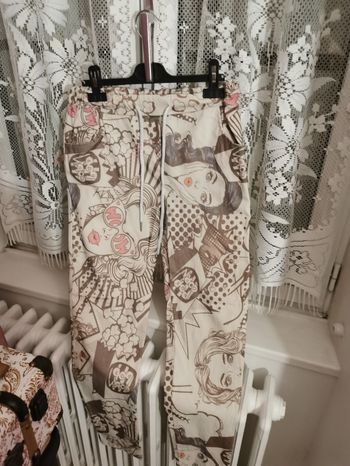 Pantalon avec élastique et cordon à la taille 2 poches