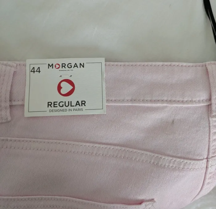Pantalon neuf rose - Morgan - taille 44 - photo numéro 3