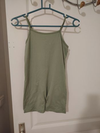 Combinaison short kaki