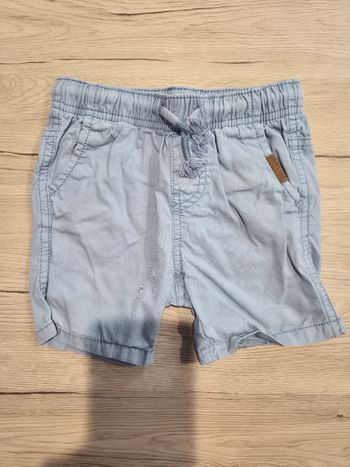 Short bleu ciel, Gémo, 18 mois