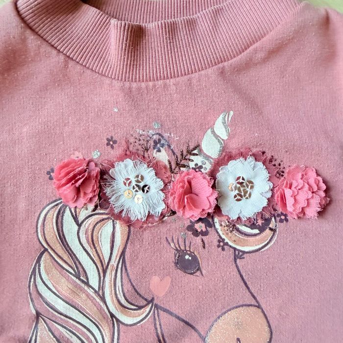 Ensemble fille 2/3 ans – pull C&A 98 cm + legging Zara - photo numéro 5