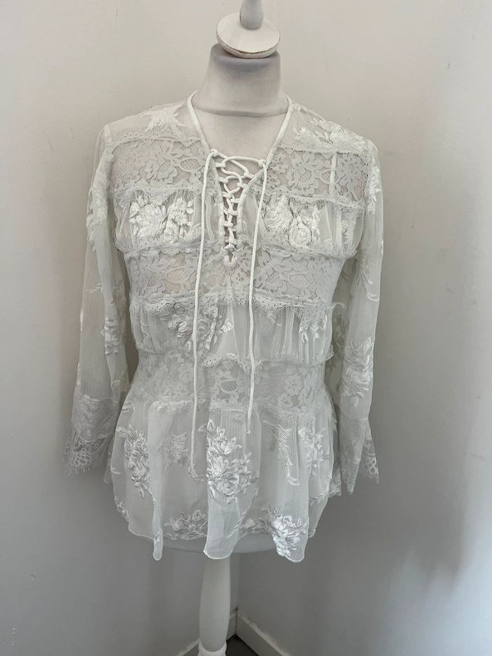 Blouse en dentelle The Kooples XS