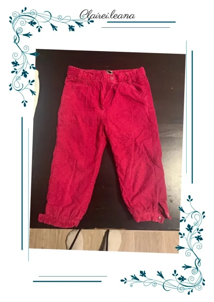 🛑pantalon polaire 🛑 86 cm