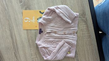 Gilet rose 9 mois