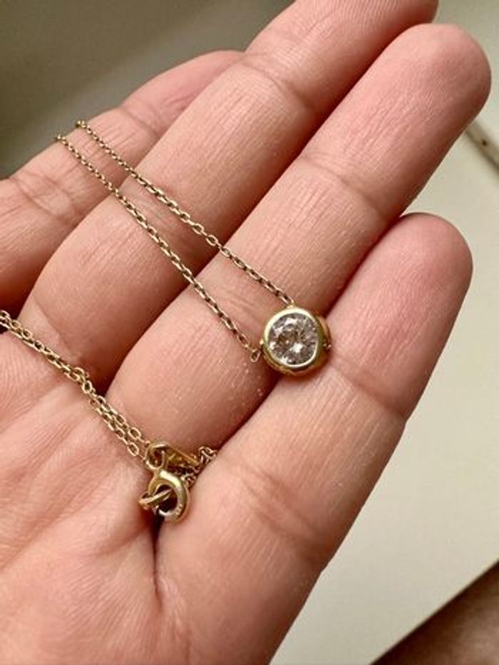 Collier en plaqué or jaune - photo numéro 3