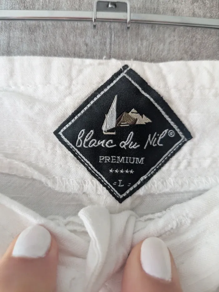 Pantalon Blanc du Nil taille 40 - photo numéro 4