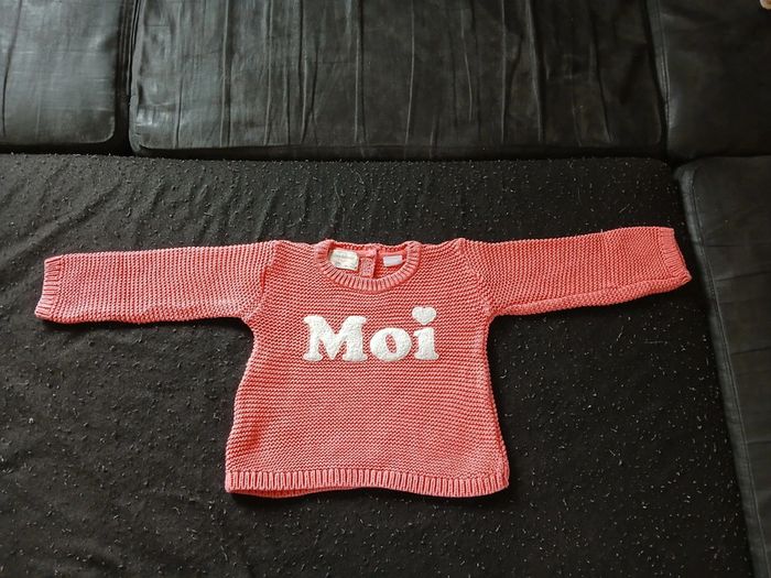 Lot de 2 pull demi-saison 18 mois fille - photo numéro 3