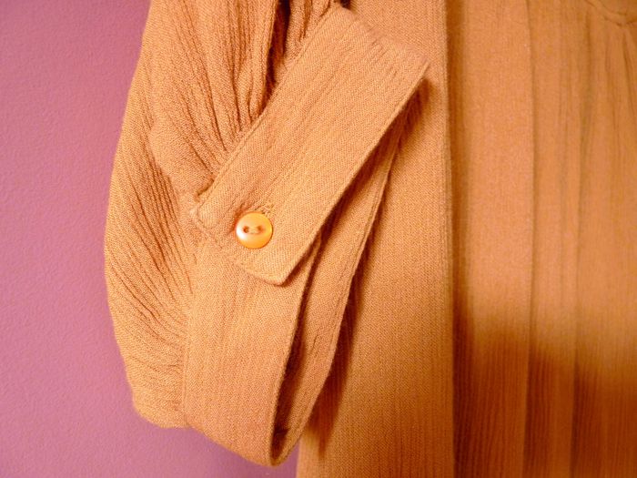 Robe Femme DDP S 36 camel moutarde Neuve collection été style bohème - photo numéro 5