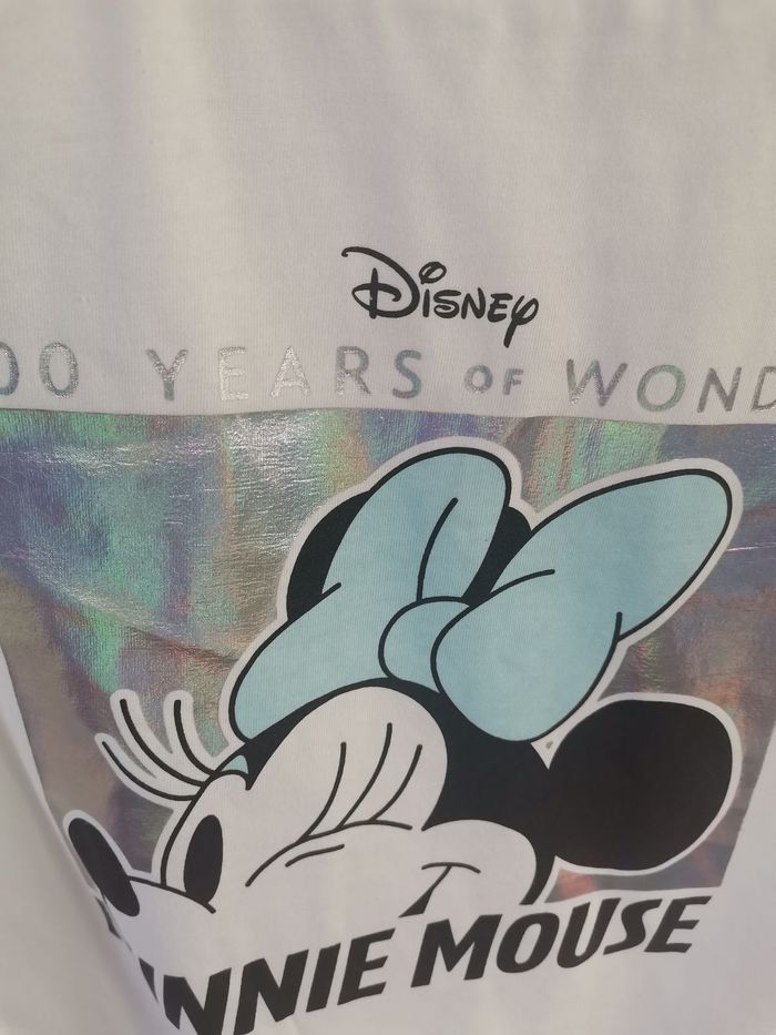 Tee shirt 100 ans disney neuf 7/8 ans - photo numéro 2