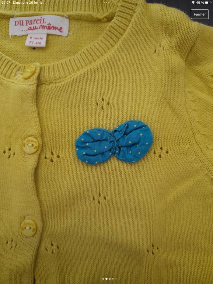 Gilet bébé fille - photo numéro 2