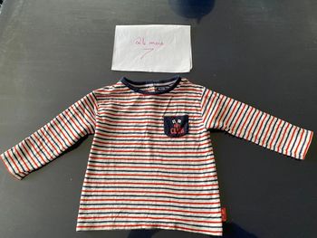 Haut rayé garçon 24 mois