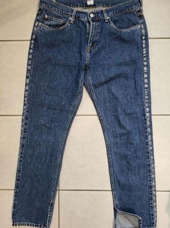 Jean straight Pepe Jeans w31L30 liseret argent 