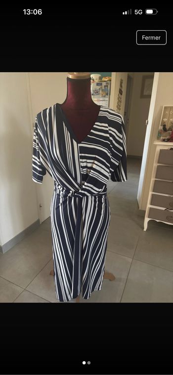 Robe mi longue camaïeu taille m