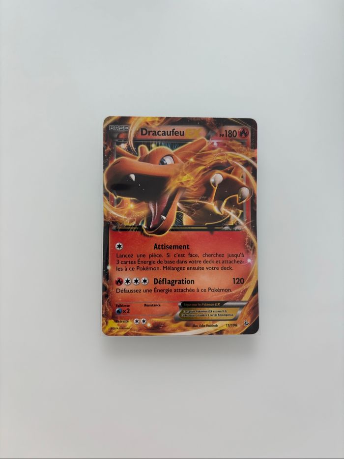 Carte Pokémon dracaufeu ex xy étincelle 11/106