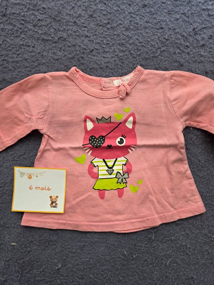 Lot hauts automne hiver fille 6 mois - photo numéro 6