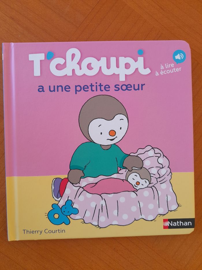 Livre tchoupi a une petite sœur