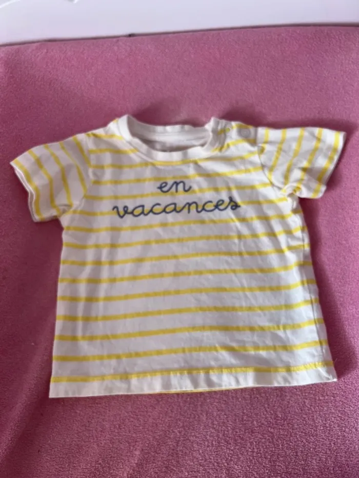 Lot de 11 tshirts taille 9 mois - photo numéro 4