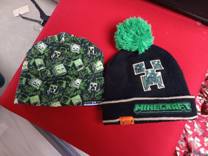 Lot de 2 bonnets Minecraft