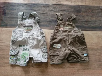 2 salopettes été 3 mois