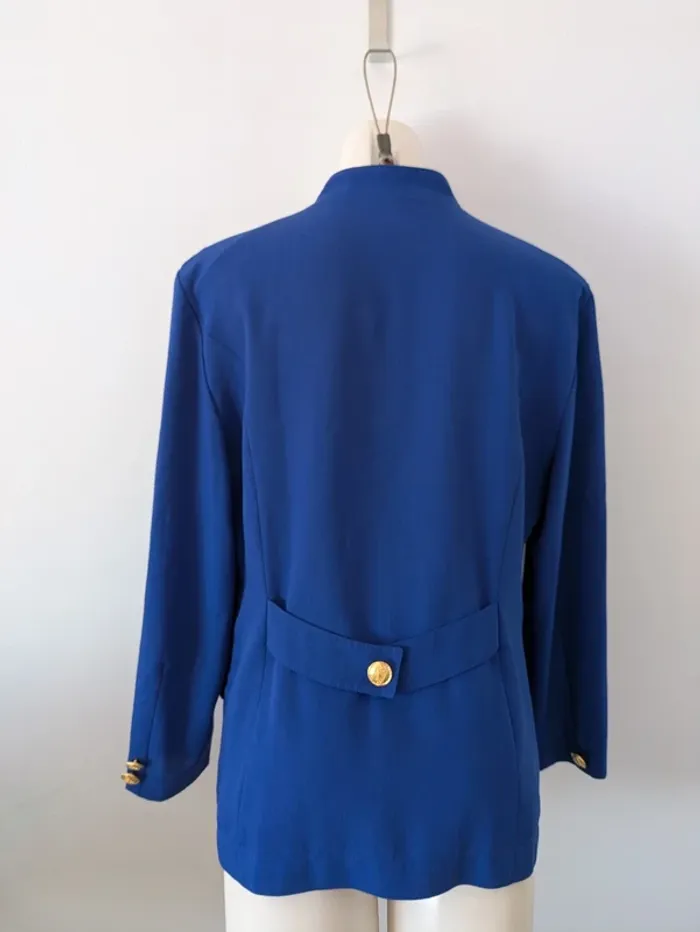 Veste brodée boutons dorés - Schneberger - taille 44 - photo numéro 6