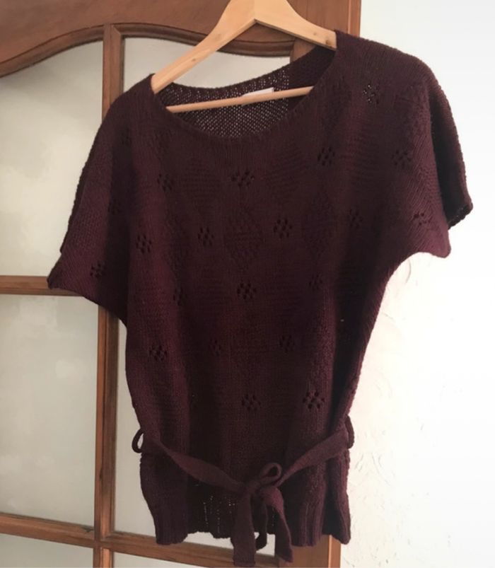 Pull bordeaux