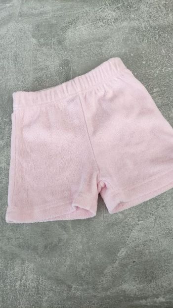Short éponge bébé fille 3 mois
