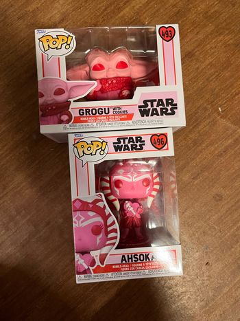 Funko pop star wars grogu et ahsoka