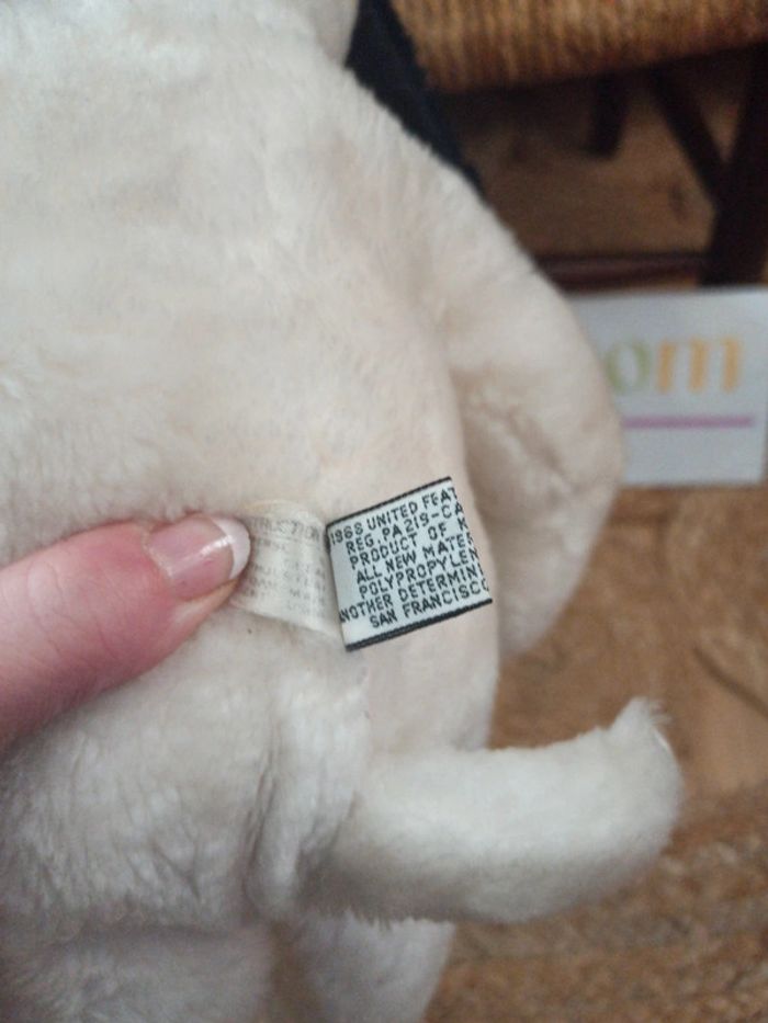 Peluche vintage Snoopy - photo numéro 4