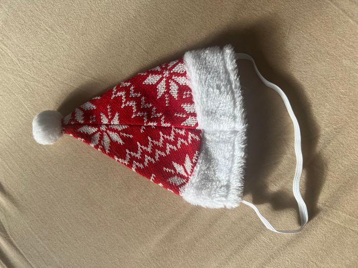 Bonnet de Noël pour chien ou petit animal - photo numéro 2