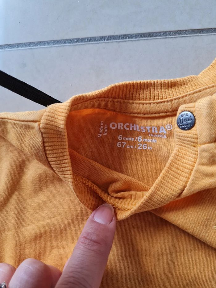 T shirt manche longue 6mois - photo numéro 2